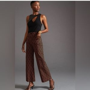 Maeve for Anthropologie orange and black The Colette style size 27 .